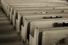 church pews